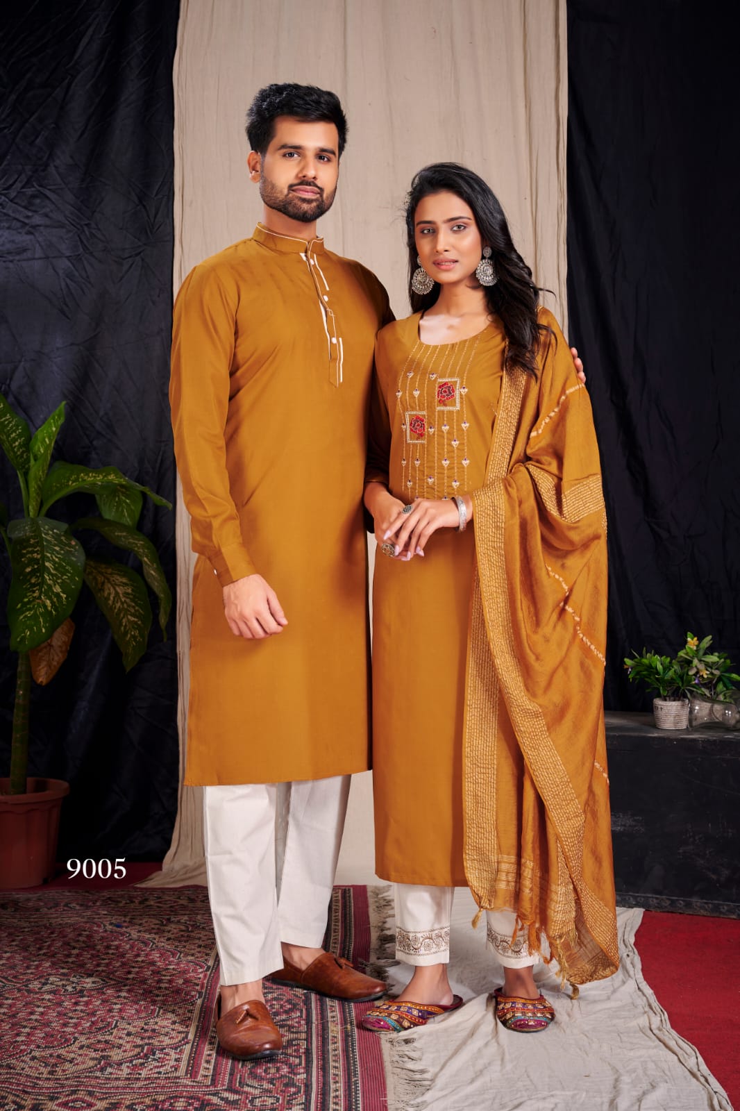 Royal Couple 9 New Stylish Party Wear Designer Couple Kurta Collection